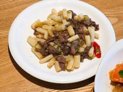 藕带炒嫩牛肉-珍味汤馆·潮汕家乡菜(保利文化广场店)