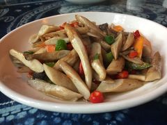 素炒茶树菇-香满楼(临安路店)