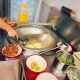 大同美食 太原小吃 南肖墙丸子汤配葱花烙饼 碳水搭档