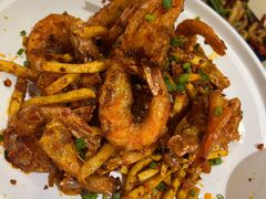 椒盐大虾-大眼锅贴水饺(河东店)