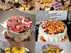 -芒果与甜纯动物奶油蛋糕&甜品台定制