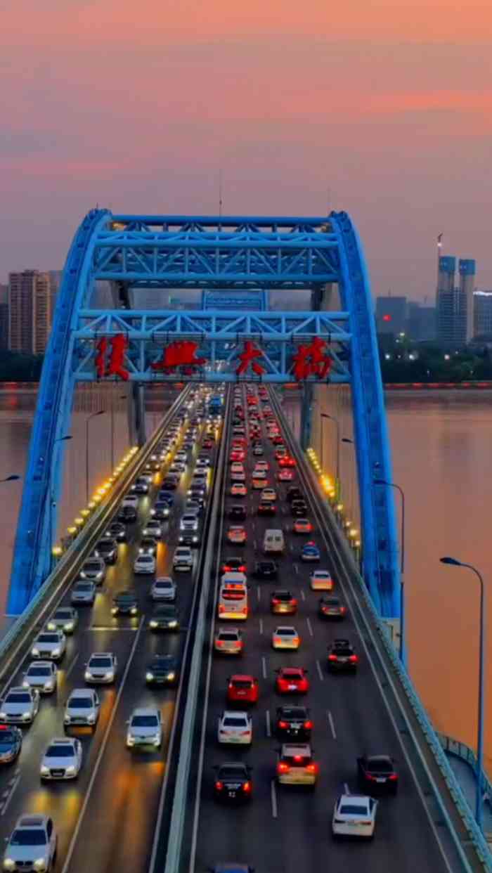 复兴大桥-"复兴大桥97,以前都是开车路过,今天走在.