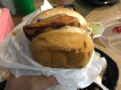 地中海烤鸡堡-百富烤霸 烤鸡汉堡(美美店)