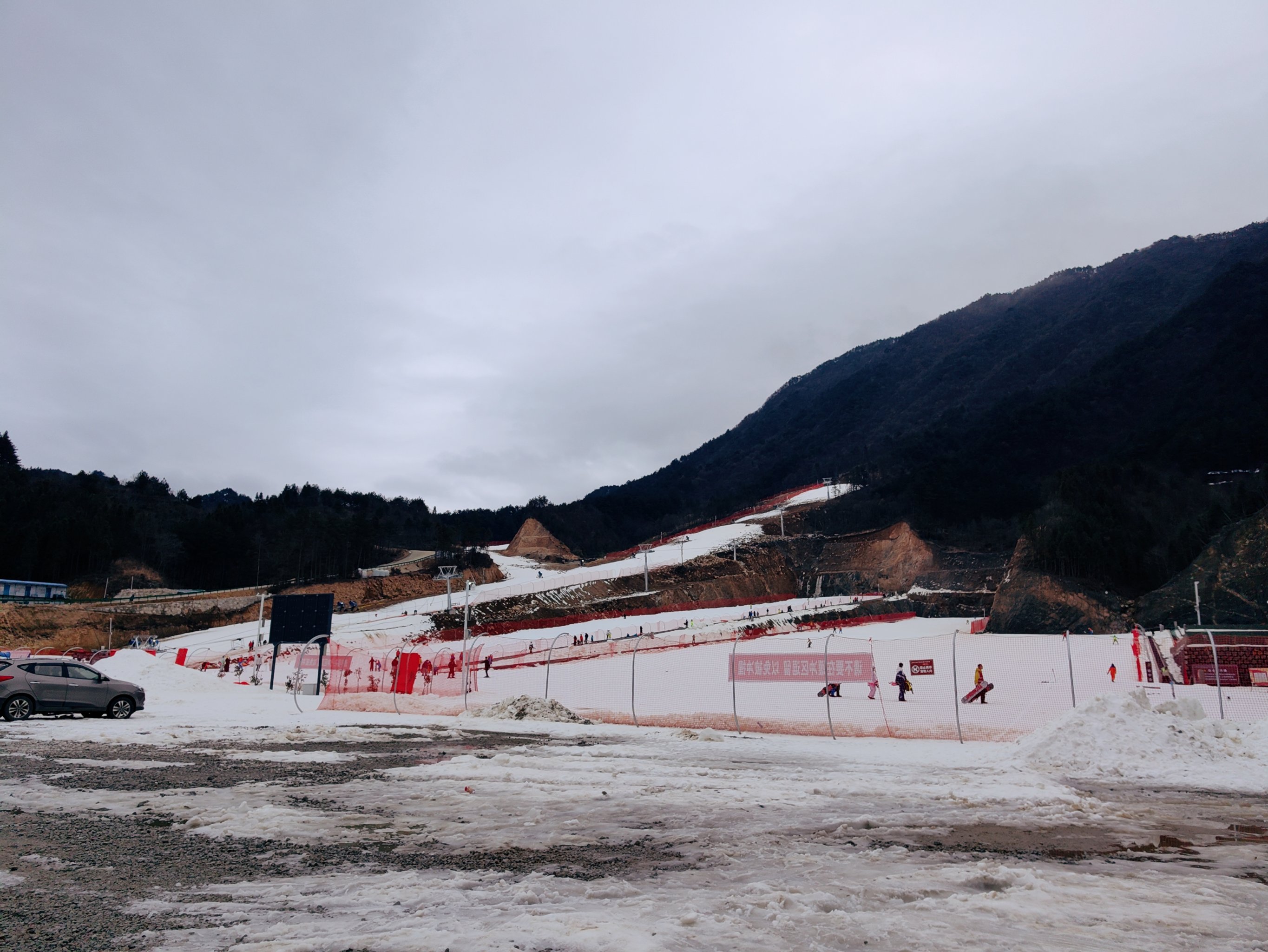 桃花岛滑雪场图片