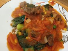 番茄牛肉拌面-陈八两面家(华孚写字楼店)
