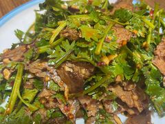 香菜拌牛肉-湘聚缘湘菜馆(斜土路店)