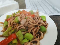 鱿鱼炒尖椒-阿军排档·烧烤