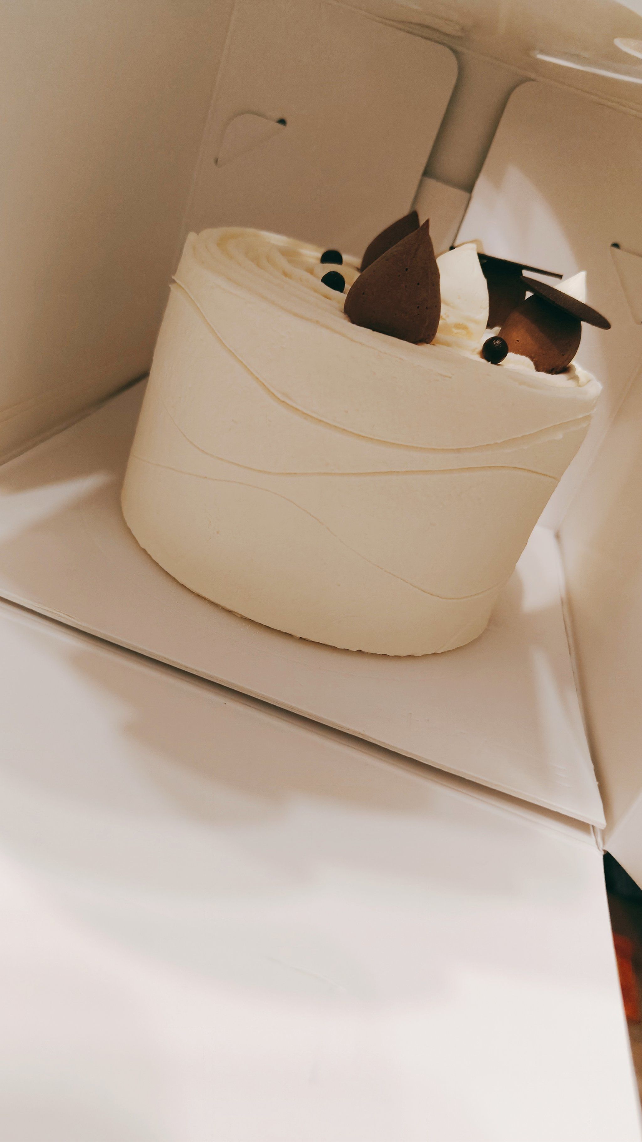 茶聚场的脆香米蛋糕