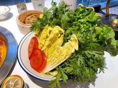 蔬菜拼盘-卤校长重庆火锅(国兴店)