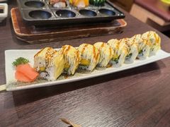 鲜切芒果芝士卷寿司-小川洋风料理(深圳首店)