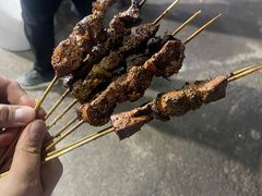 -劳动公园新疆人烤腰子