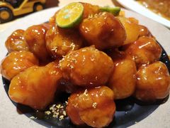 菠萝桂花鸡球-谷连天八宝粥家常菜(正定店)