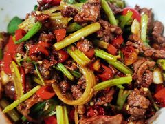 小炒黄牛肉-传统菜农庄(皇姑路店)
