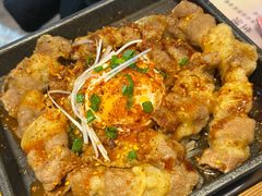 温泉蛋拌烤牛肉-花漫里亲民日式餐厅(万象城店)