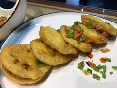 椒盐藕盒-然一素食餐厅(马利来广场店)