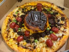 新加坡沙煲风味腊肠鸡肉比萨-达美乐比萨(武定店)