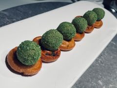 葱油饼鹅肝-木守西溪溪隐餐厅