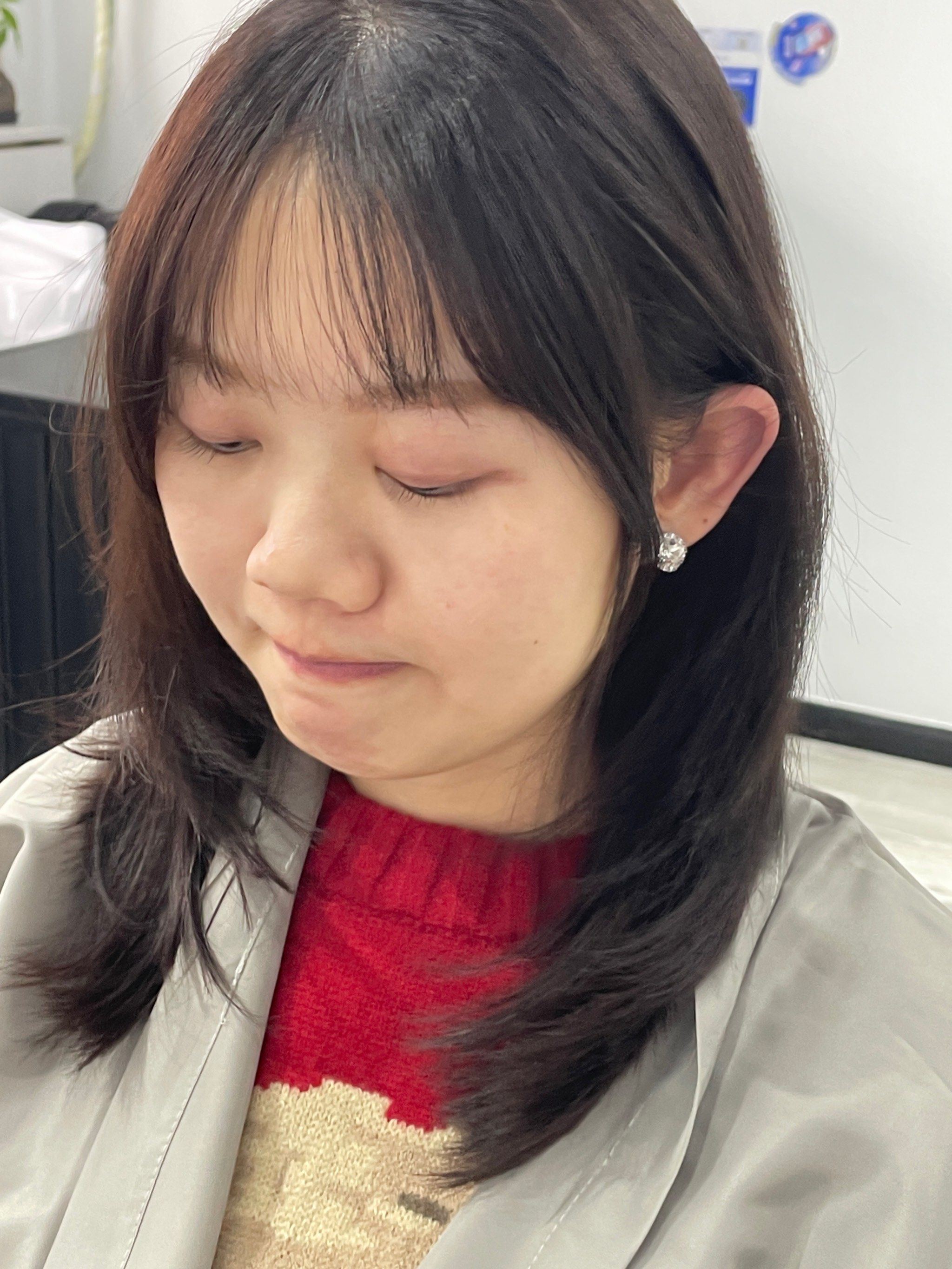 头发颜色的柔和过渡