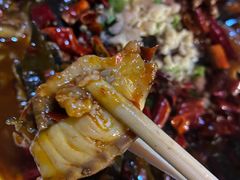 爆汆鲟鱼-山里人家