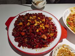 超大辣子鸡拌面-友达面馆(广州总店)