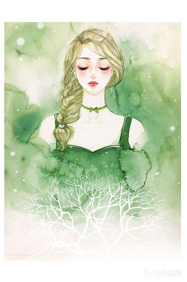 一起来人物画里感受春天吧~[加油]