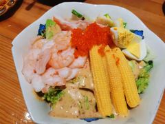 胡麻熟虾海鲜沙拉-浦·传统日式料理(3 5 1 1 店)