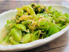 虾米炒芥菜-阿弟特色海鲜餐厅·大排档(平潭店)