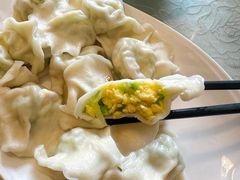 角瓜鸡蛋虾仁水饺-黄家饺子东北特色菜馆(湖滨商业街店)