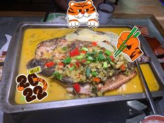 酸菜味烤鱼-探鱼·鲜青椒爽麻烤鱼(北京路天河城店)