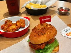 招牌汉堡小食饮料4件套-必胜客(大宁路店)
