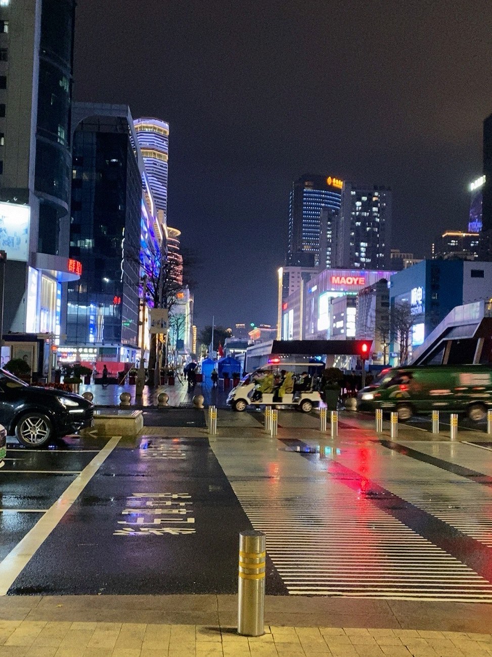 华强北夜景真实照片图片