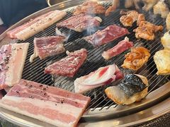 -围炉肉舍•炭烤活鳗•丹东海鲜烤肉(步行街店)