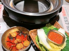 -草家酱蟹炭火烤肉店(珲春南路一店)