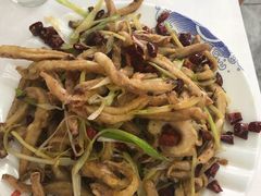 干煸鱿鱼-北戴河庆山饭店·海鲜砂锅粥(北戴河黑石路店)