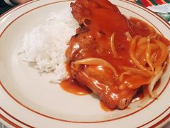 洋蔥豬扒飯-飞鹰餐厅