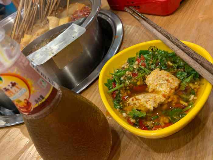 蓉一锅豆花麻辣烫(春熙路店)-"味道将就,菜品比较