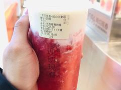 手舂苺莓奶缇-百分茶(昆山万象汇店)