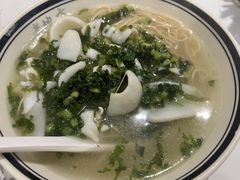 青咸菜目鱼汤面-老地方面馆(思南路店)