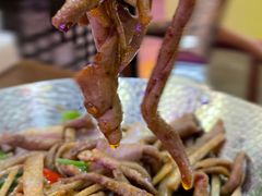 芋丝鸭肠-唐人街干锅烧烤