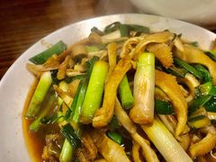 羊肚炒大蒜-蔡阿水羊肉店