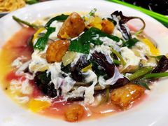 上汤金银蛋浸苋菜-便宜坊烤鸭店(幸福大街店)