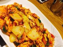 辣炒魷魚-阿里郎韩国料理