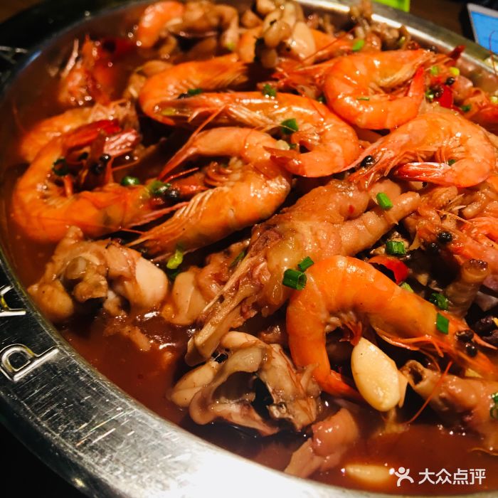 胖哥俩肉蟹煲(中华广场店)-虾煲-菜-虾煲图片-广州美食-大众点评网