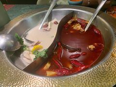 鸳鸯锅-麻田会 ·鲜活现烹·牛蛙火锅(珠江新城维家思广场店)