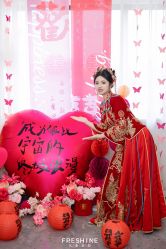 -桃子造型婚纱礼服(凤起广场店)