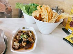 炸腐竹-潮汕大目牛肉火锅(水围店)