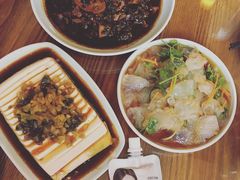 咸菜炒猪肝-双塔老饭店