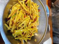 干锅笋片-晚归月亮湾私家菜(临邑路店)