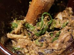 皮蛋青椒擂茄子-费大厨辣椒炒肉(皇庭广场店)