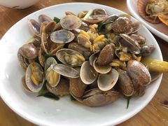 姜葱炒花甲-明记海鲜大排档(巽寮湾店)